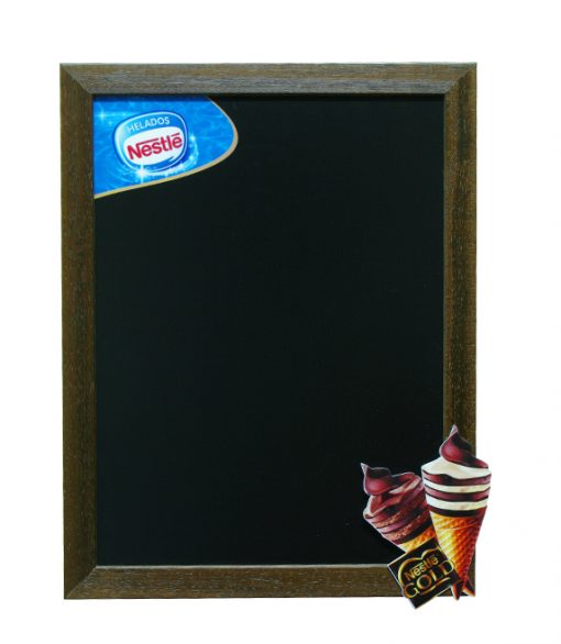 blackboard without frame and polystyrene